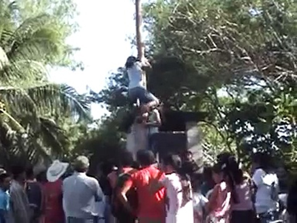 Girls at Greased Pole Competition
