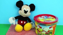 Play Doh Mickey Mouse Picnic Bucket Play Doh Cookies, Cookie Monster, Sandwich, Play Doh Food