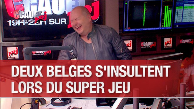 Deux belges s'insultent lors du Super Jeu - C'Cauet sur NRJ