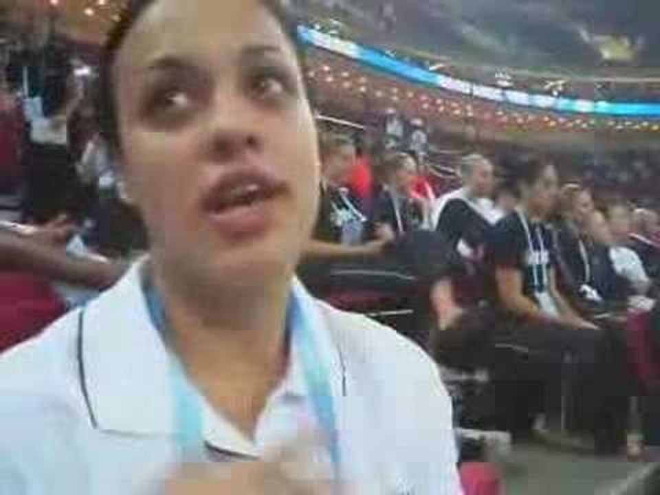 Backstage interview with Angela MARINO