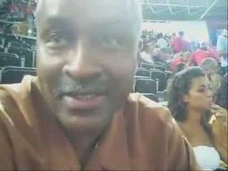 Backstage interview Tony PARKER's dad