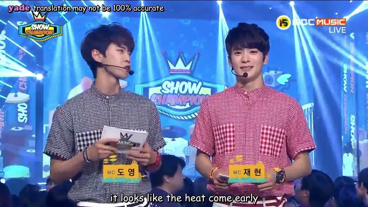 [ENG] 150527 Doyoung & Jaehyun MC Cut