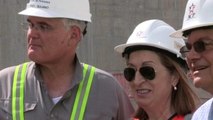 Pastor comprueba los avances en las obras del Canal y Metro de Panamá
