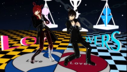 MMD Fnaf Freddy and Foxy Kiss me