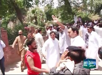 PTI and PML N workers clash during Mandi Bahauddin by-polls
