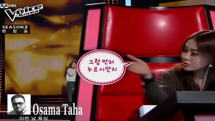 ذا فويس الكورى 2015 - بنت صوتها رهيب - لايفوتك