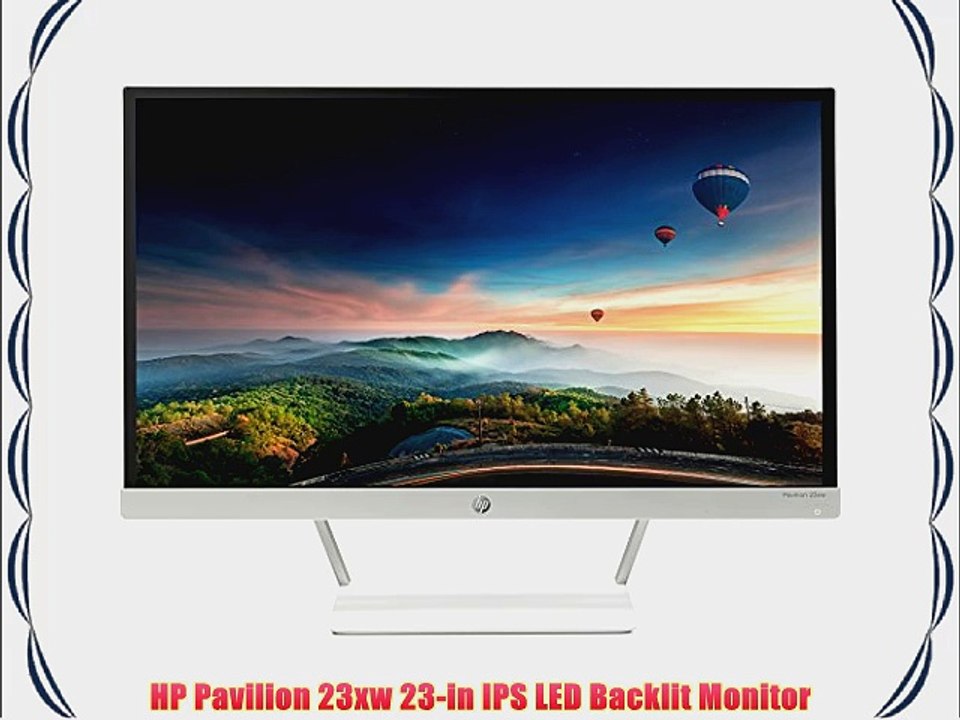 HP Pavilion 23xw 23-in IPS LED Backlit Monitor