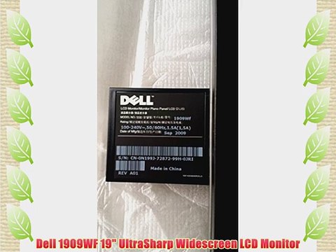 Dell 1909WF 19 UltraSharp Widescreen LCD Monitor