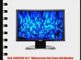 Dell 2005FPW 20.1 Widescreen Flat Panel LCD Monitor