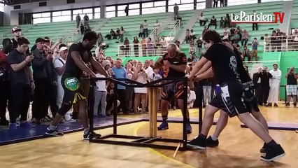 Il casse 5 battes de baseball avec son tibia en un seul coup