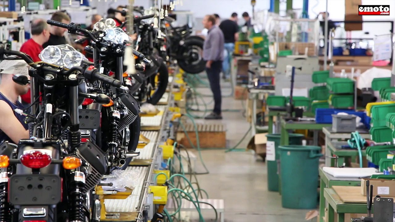 Visite de l'usine Moto Guzzi à Mandello del Lario