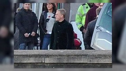 Bond Villian Christopher Waltz On Set