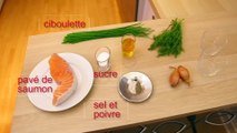 Cuisine : Tartare de saumon sauce aigre-douce en verrine