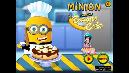 Minion Cooking Banana Cake
