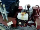 The Skid-Dozer Plowing Snow - Lawn Garden Tractor Cart