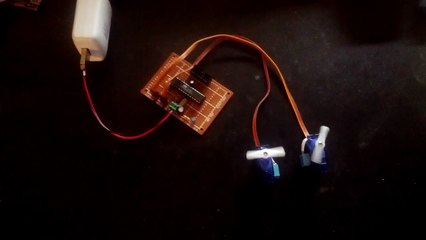 Driving two modified servos