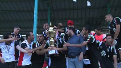 نادي اتحاد الشجاعية يحرز ثنائية الكأس والدوري بقطاعِ غزة