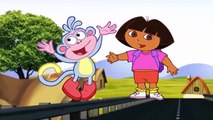 Wheels on the Bus Disney Frozen, Peppa Pig, Dora The Explorer Cartoon Animation Song with lyrics