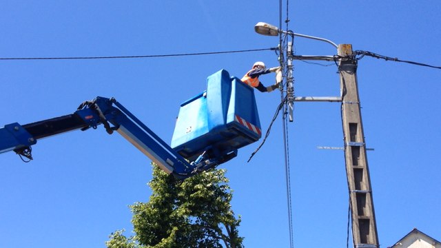 Le convoi exceptionnel à Ploërmel