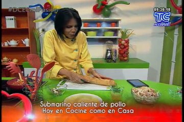 De Casa En Casa - Receta: Submarino Caliente de Pollo (Parte 1)