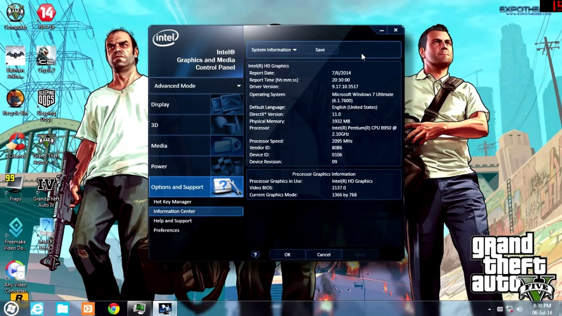 Intel hd graphics sales 4600 update