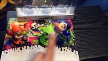 Splatoon Amiibo Triple Pack Unboxing   Review Inkling Boy and Girl Plus Squid