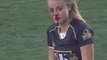 Rugby Sevens player Georgia Page breaks nose, proceeds to make two more crunching tackles