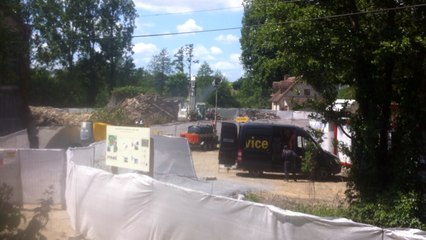 Usine de Caligny : la déconstruction a commencé