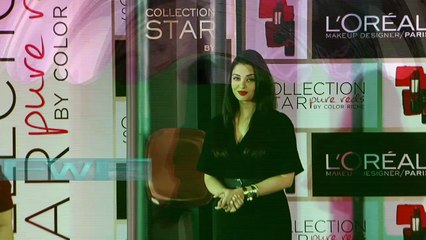 Aishwarya Rai Bachchan & l'Oreal Paris Launching Of Star Pure Reds Collection -2