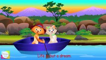 Row Row Row Your Boat Nursery Rhymes - Cartoon Animation For Children