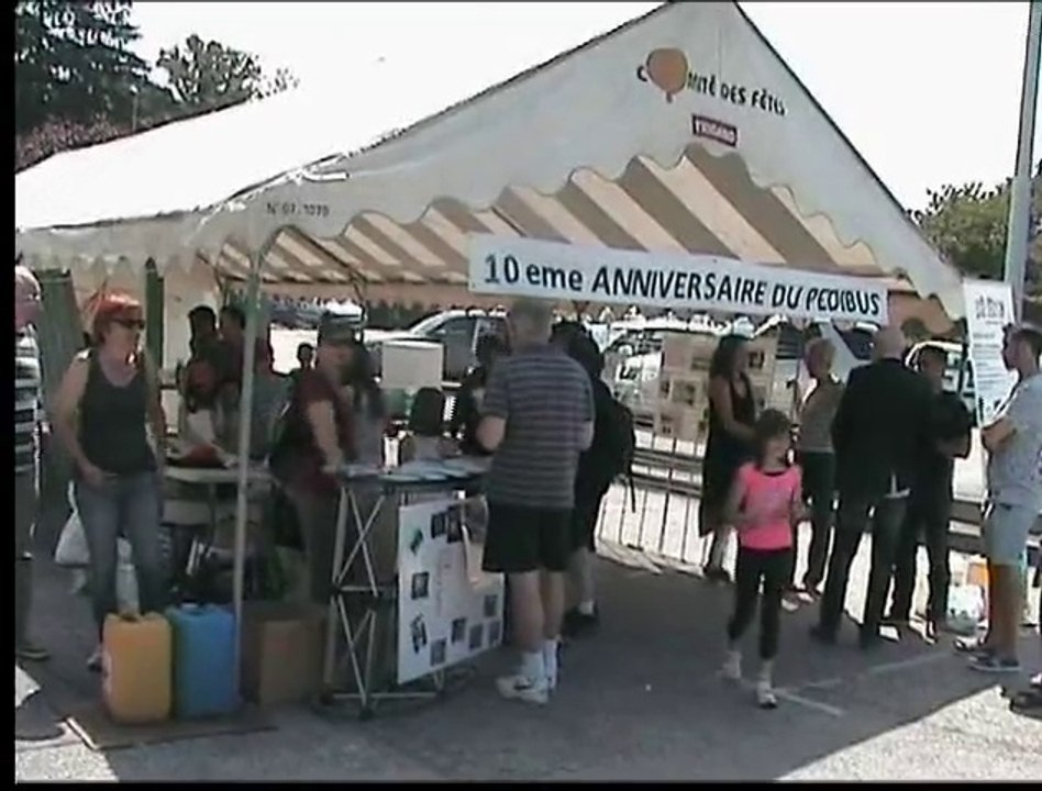 Le Pédibus à Sorbiers fête son 10ème anniversaire