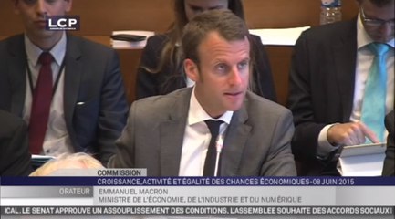 TRAVAUX ASSEMBLEE 14E LEGISLATURE : Réunion de la commission spéciale chargée d'examiner le projet de loi pour la croissance et l'activité