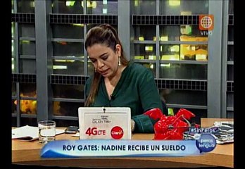 La contradicción de Roy Gates sobre el sueldo de Nadine Heredia