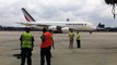 Air France A380 Pulling Into Washington Dulles International Airport [HD]