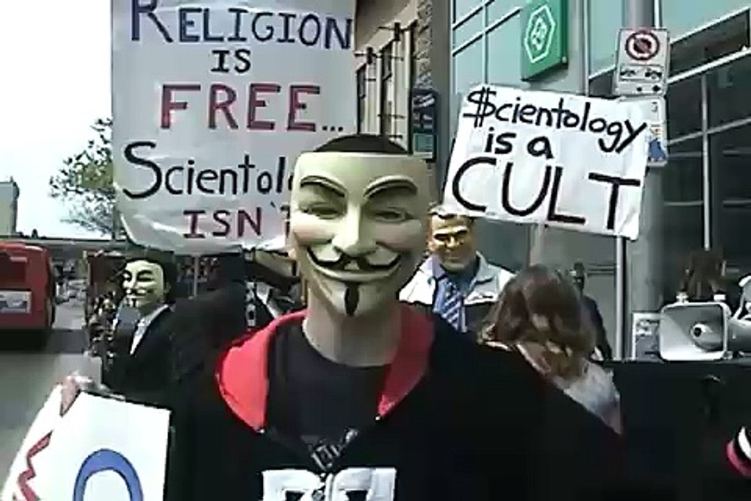 Anonymous Ottawa - May 10th - Scientology Protest.
