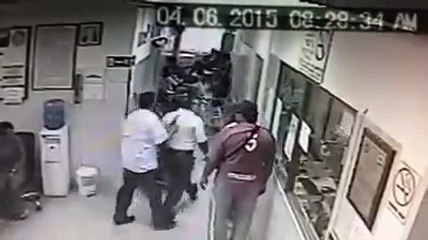 Captan robo de delincuentes armados en ambulatorio de Puerto Ordaz