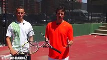 TENNIS TIPS BACKHAND  Tip On Handling Deep Tennis Backhand1