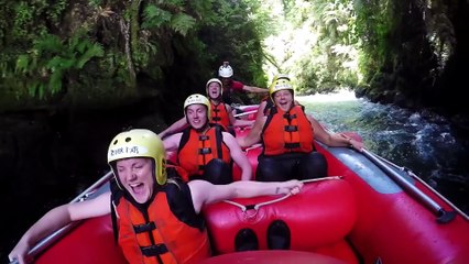 World s Highest Commercially Rafted Waterfall - Play On in New Zealand! in 4K!