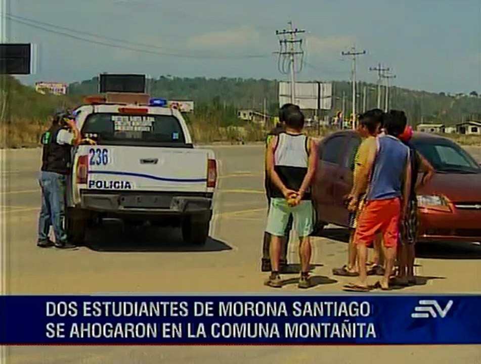Dos estudiantes de Morona Santiago se ahogaron en Montañita