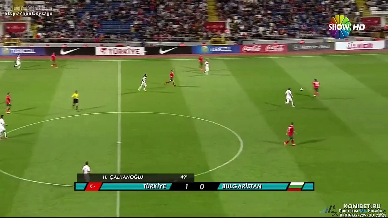 2-0 Hakan Calhanoglu Goal - Turkey vs Bulgaria 08.06.2015