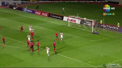 Hakan Calhanoglu Goal 1:0 | Turkey vs Bulgaria 08.06.2015