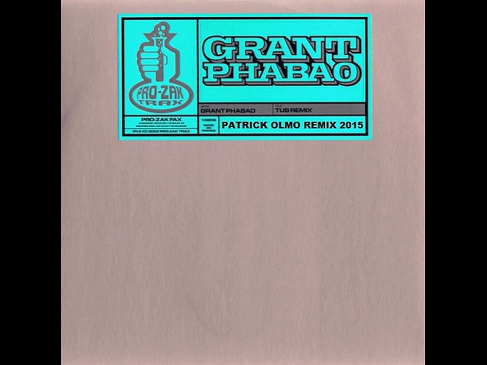 Grant Phabao - Tub (Remix Patrick Olmo) - June 2015