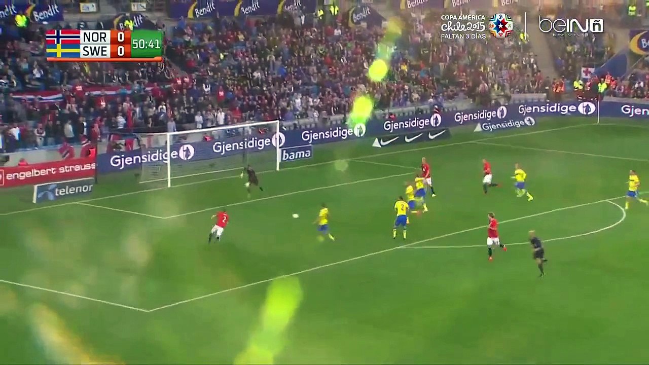 Martin Ödegaard 2 amazing pass - Norway vs Sweden 08.06.2015