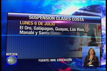 No habrá clases durante la visita del Papa Francisco