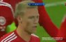 2-1 Viktor Fischer Penalty-Kick Goal - Denmark vs Montenegro 08.06.2015