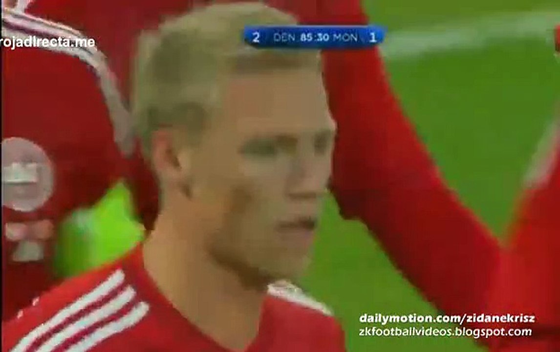 2-1 Viktor Fischer Penalty-Kick Goal - Denmark vs Montenegro 08.06.2015
