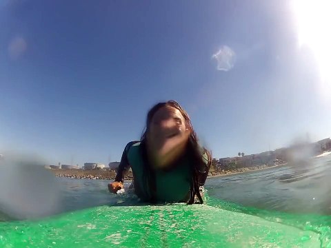 Surfer spots Great White Shark, El Porto/Manhattan Beach (as seen on Jimmy Kimmel)