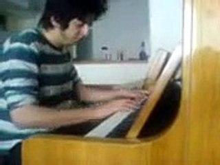 Iran uprising Martyr Mohammad Mokhtari plays piano