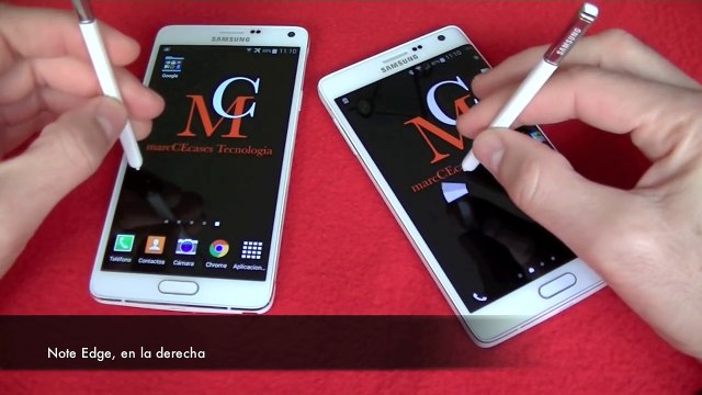 Samsung Galaxy Note 4 vs Galaxy Note Edge, comparativa