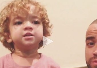 El hijo de Nacho conmueve a la red al cantar "Me voy enamorando"